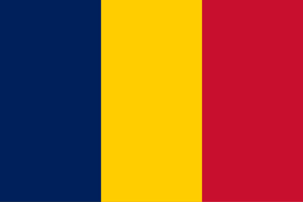 Flagga Chad