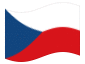 Animerad flagga Tjeckien