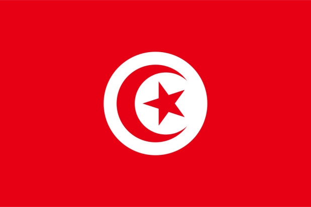 Flagga Tunisien