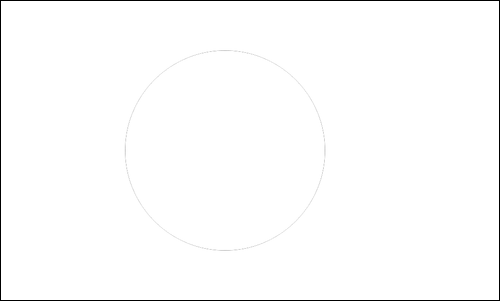 Kontur av flaggan för Bangladesh att färglägga