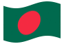Animerad flagga Bangladesh