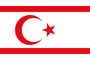 Flagg grafik Turkiska republiken Norra Cypern
