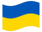 Animerad flagga Ukraina