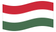 Animerad flagga Ungern
