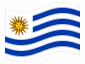 Animerad flagga Uruguay