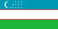 Flagg grafik Uzbekistan