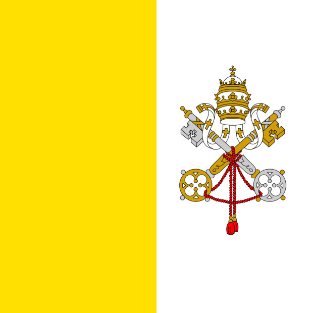 Flagga Vatikanstaten / Staten Vatikanstaten, Flagga Vatikanstaten / Staten Vatikanstaten