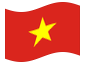 Animerad flagga Vietnam