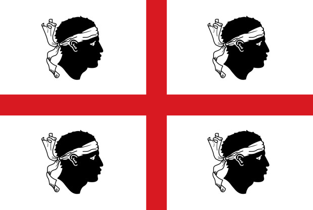 Flagga Sardinien