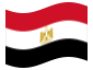 Animerad flagga Egypten