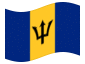 Animerad flagga Barbados