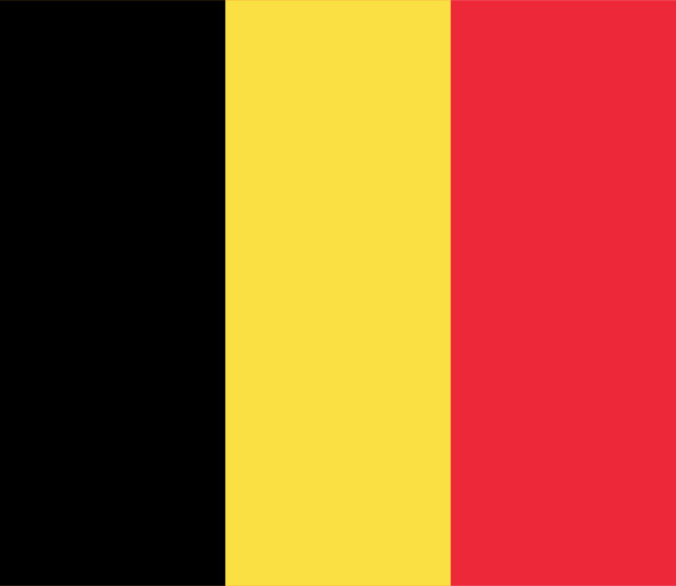 Flagga Belgien