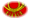 Deutsche Bundespost (tjänsteflagga från 1950 till 1994)-Flagga som oval vinjett