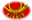Deutsche Bundespost (tjänsteflagga från 1950 till 1994)-Flagga som oval vinjett