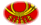 Deutsche Bundespost (tjänsteflagga från 1950 till 1994)-Flagga som oval vinjett