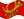 Viftande Deutsche Bundespost (tjänsteflagga från 1950 till 1994) flagga statisk