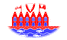 Heiligenhafen-Flagga som oval vinjett