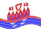 Viftande Heiligenhafen flagga statisk