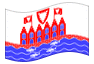 Animerad flagga Heiligenhafen