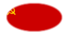 Sovjetunionen-Flagga som oval vinjett