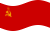 Viftande Sovjetunionen flagga statisk