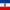 Jugoslavien-Flagga fyrkant