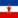 Jugoslavien-Flagga fyrkant