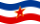 Viftande Jugoslavien flagga statisk