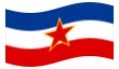 Animerad flagga Jugoslavien