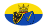 Essen-Flagga som oval vinjett