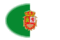 Fuerteventura-Flagga som oval vinjett