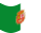Viftande Fuerteventura flagga statisk