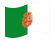 Fuerteventura-Flagga som vajar
