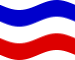 Viftande Schleswig-Holstein (preussisk provins) flagga statisk