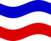 Viftande Schleswig-Holstein (preussisk provins) flagga statisk