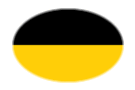 Sachsen (preussisk provins)-Flagga som oval vinjett