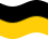 Viftande Sachsen (preussisk provins) flagga statisk