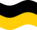 Viftande Sachsen (preussisk provins) flagga statisk