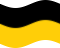 Viftande Sachsen (preussisk provins) flagga statisk