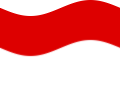 Viftande Brandenburg (preussisk provins) flagga statisk
